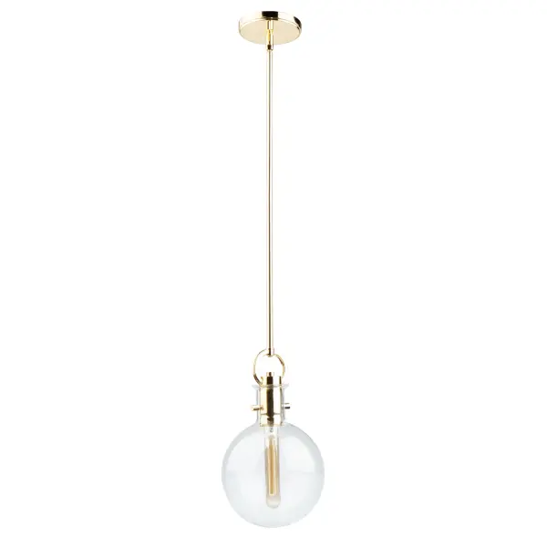 Single Round Glass Pendant