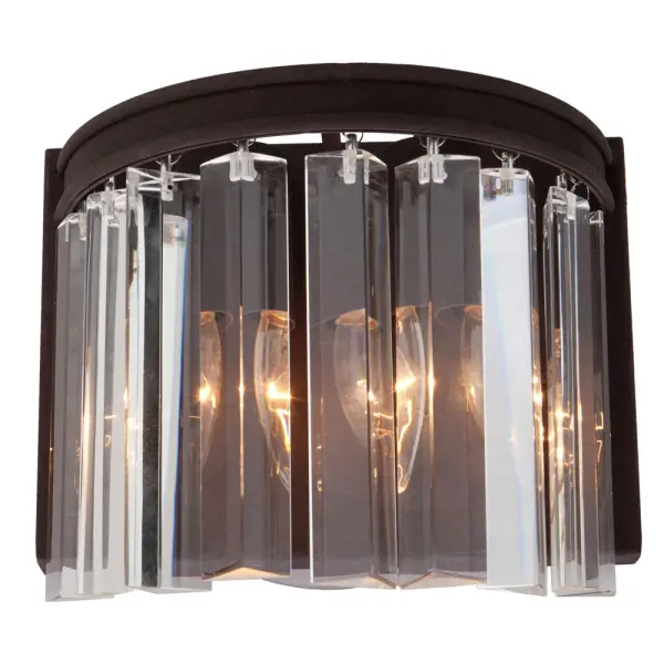 Classic and timeless the El Dorado collection of crystal chandeliers is rich inside and out. Available in Java Brown or Chome plated finishes. Wall Sconce