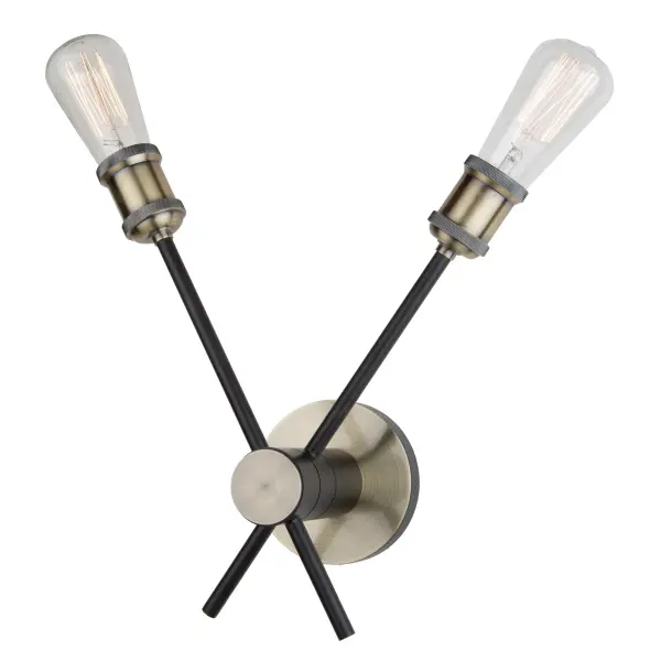 In Matte Black & Satin Brass by Artcraft from the Tribeca collection
