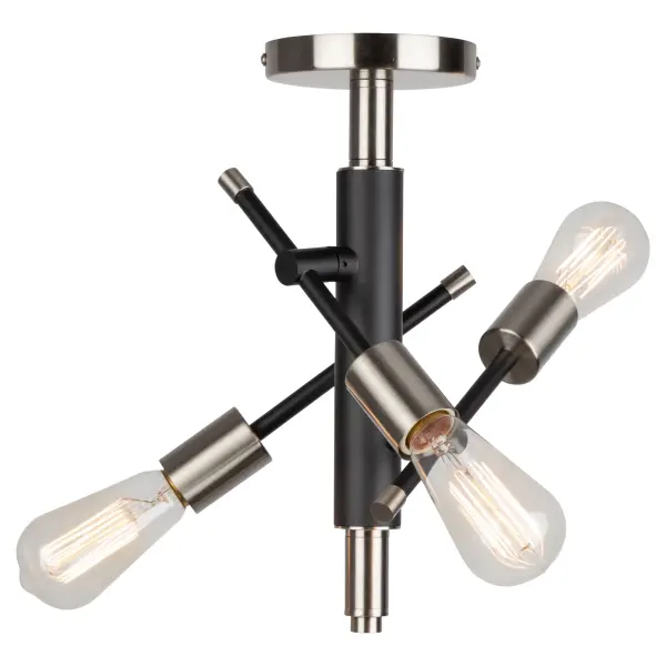In Black & Brushed Nickel by Artcraft from the Truro collection - alternate view