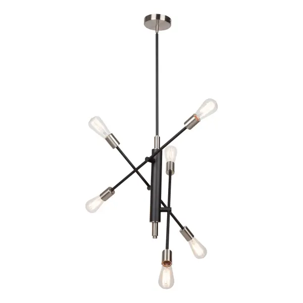 In Black & Brushed Nickel by Artcraft from the Truro collection - alternate view
