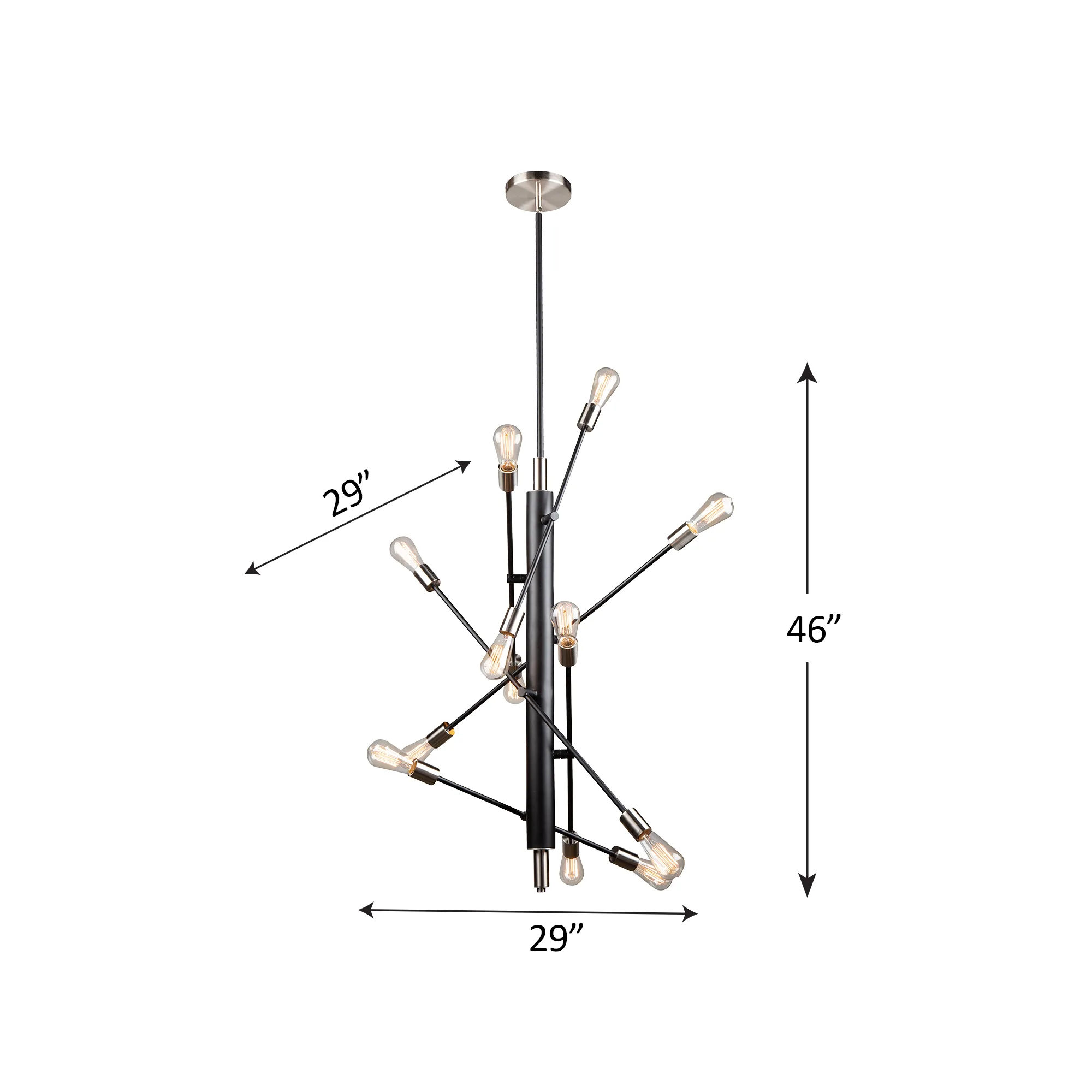 Truro 12 Light Pendant