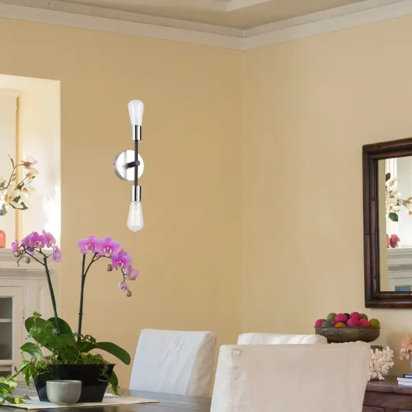 In Black & Brushed Nickel by Artcraft from the Truro collection - alternate view