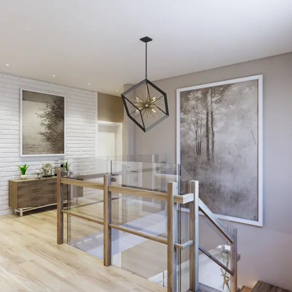 The chandelier is unique and a by Artcraft Lighting - Image 10