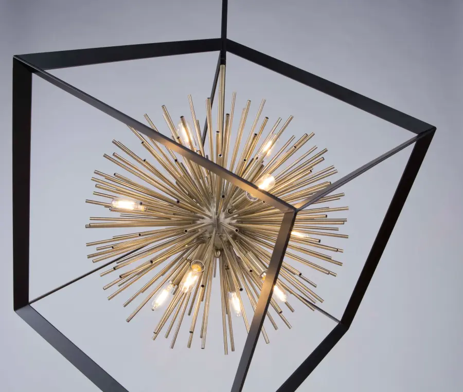 The chandelier is unique and a by Artcraft Lighting - Image 2