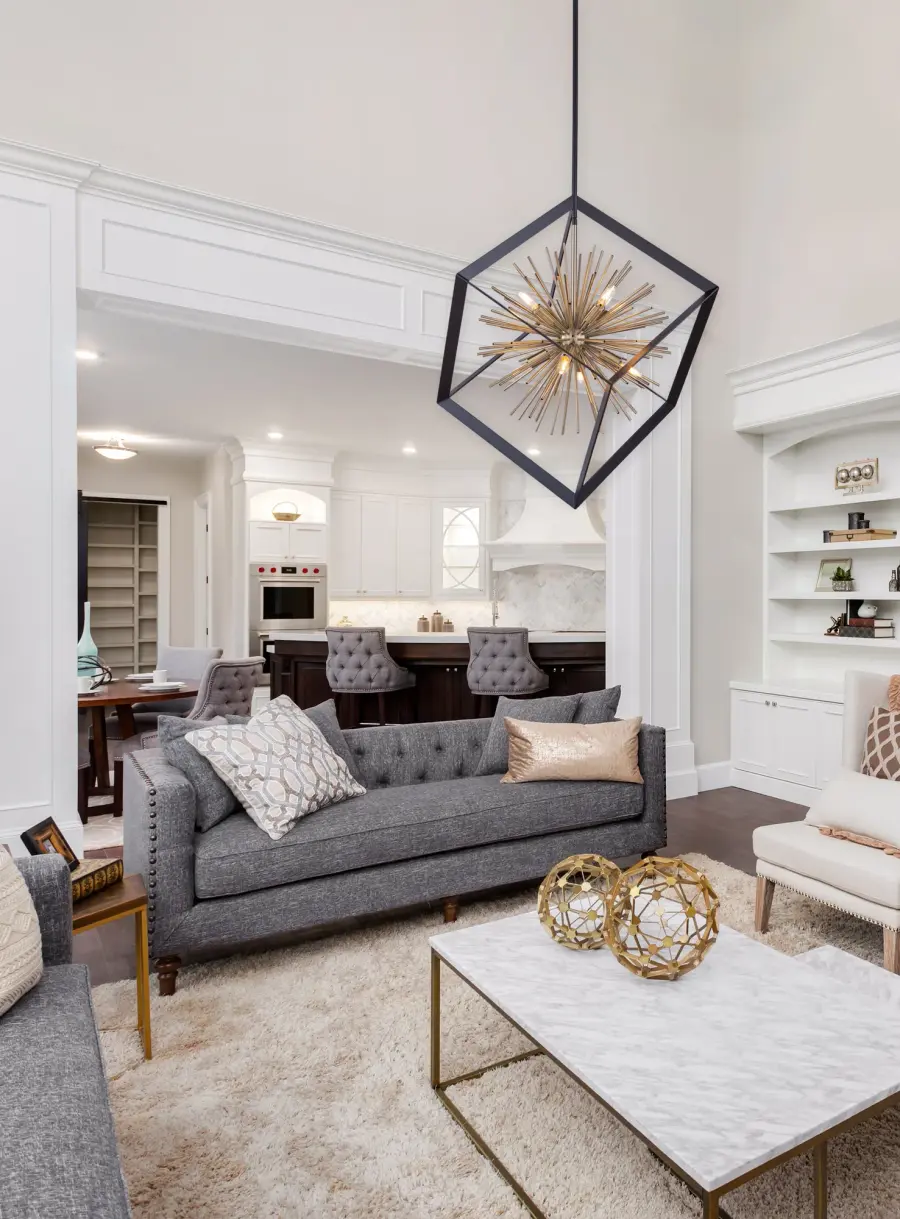 The chandelier is unique and a by Artcraft Lighting - Image 3