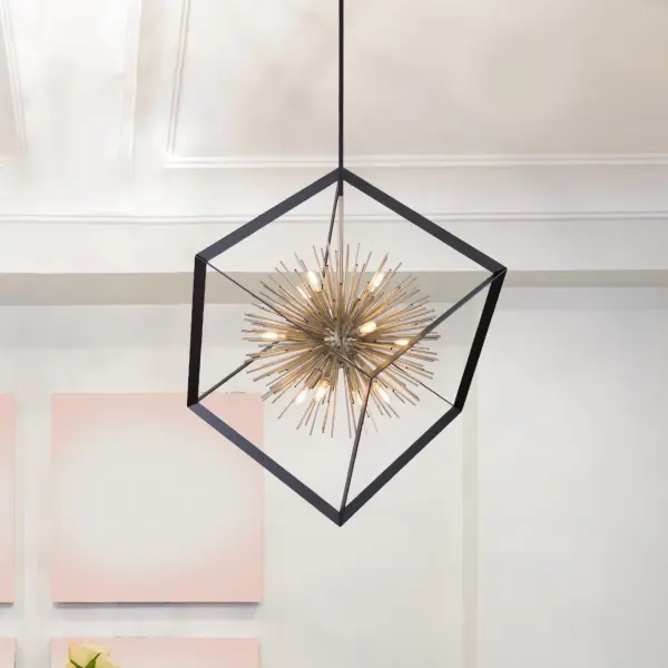 The chandelier is unique and a by Artcraft Lighting - Image 5