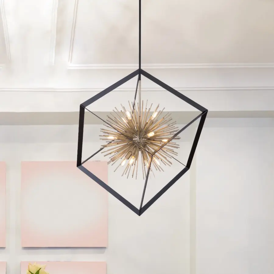 The chandelier is unique and a by Artcraft Lighting - Image 5