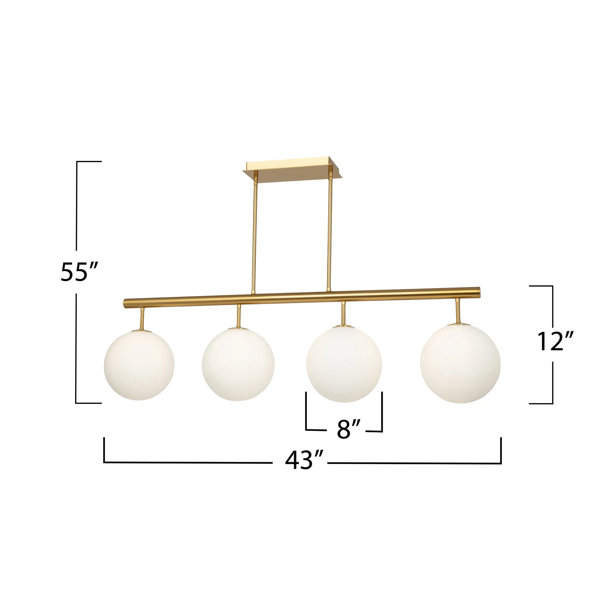 Aurelia Collection 4-Light Island/Pool Table