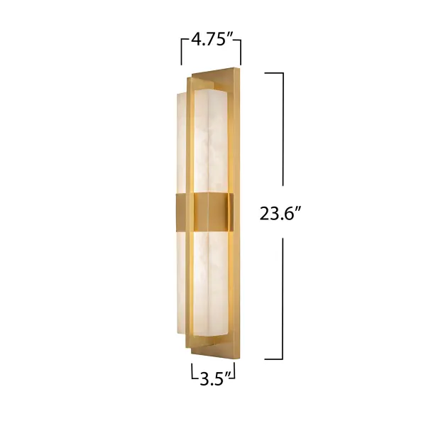 In Brushed Brass by Artcraft from the Briana collection