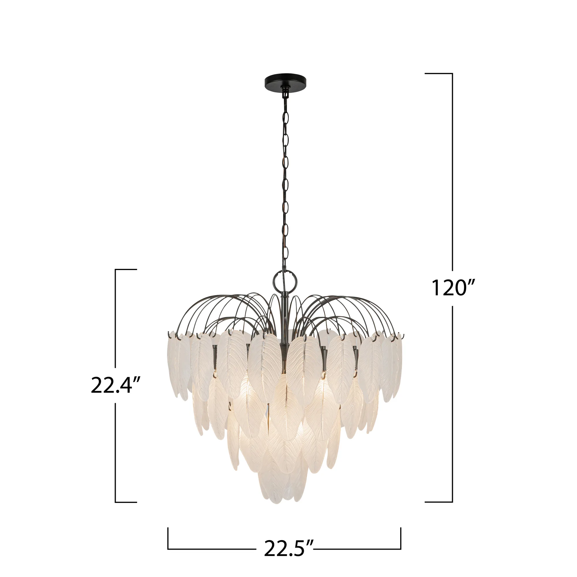 Alessia Collection 10-Light Chandelier