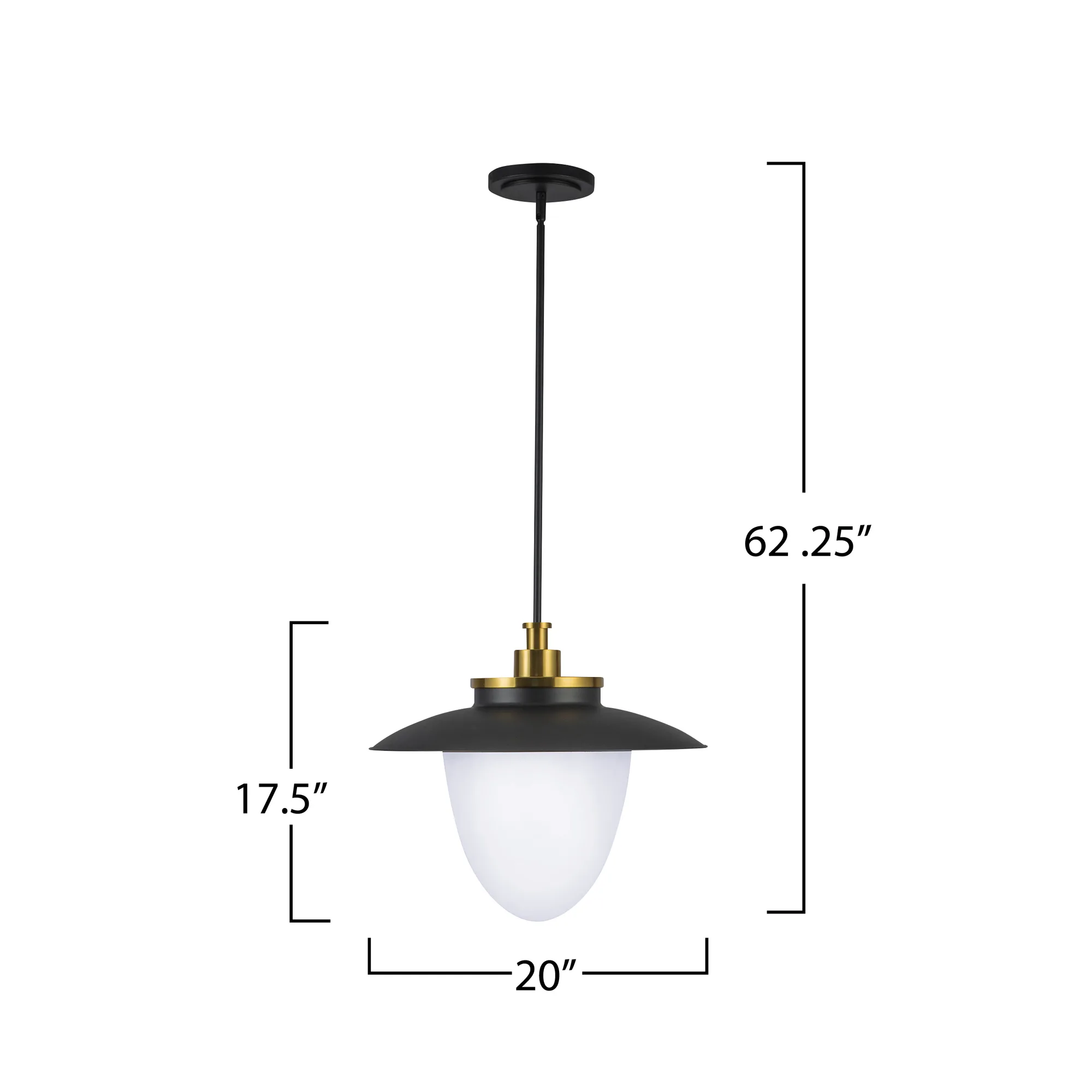Dahlia 3 Light Pendant 20”