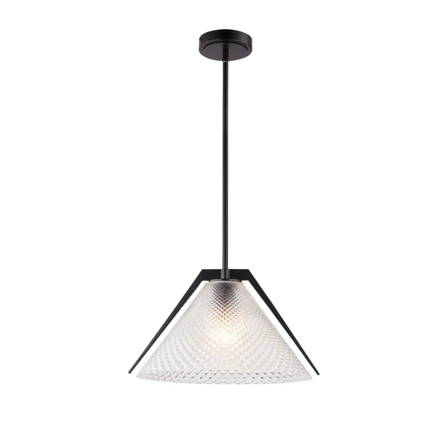 Baltic Collection 1-Light Pendant Black - Image 1