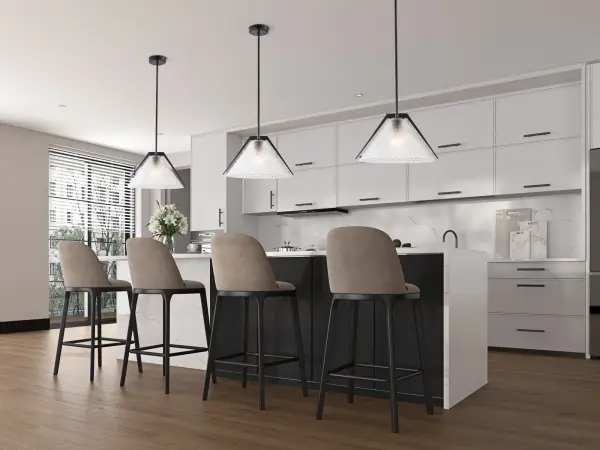 Baltic Collection 1-Light Pendant Black - Image 7