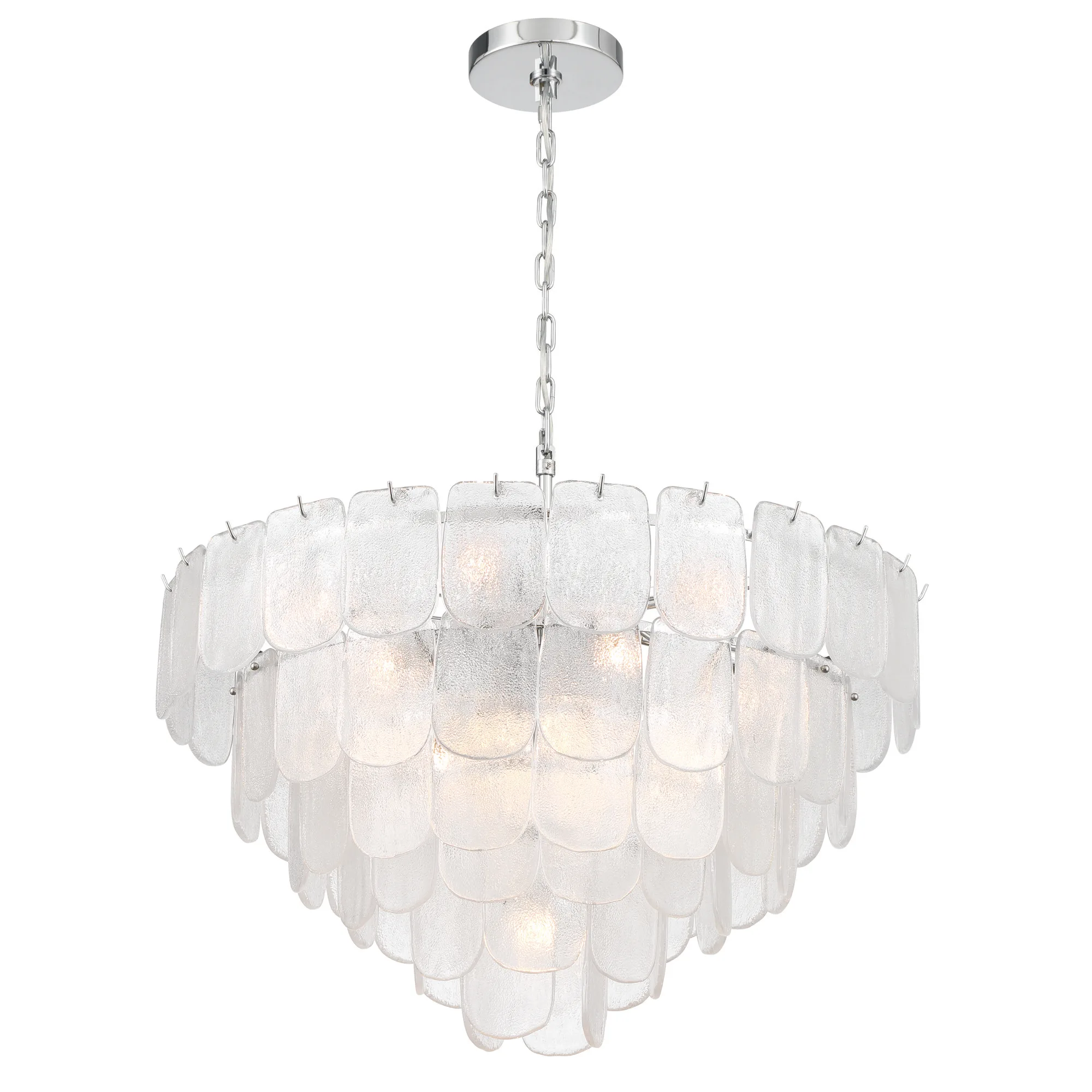Bianca 19 Light Chandelier Polished Nickel,