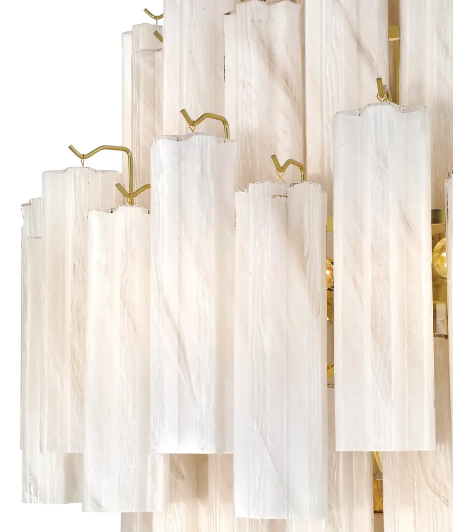 Sophia 29-Light Foyer Pendant in Brushed Brass - Image 4