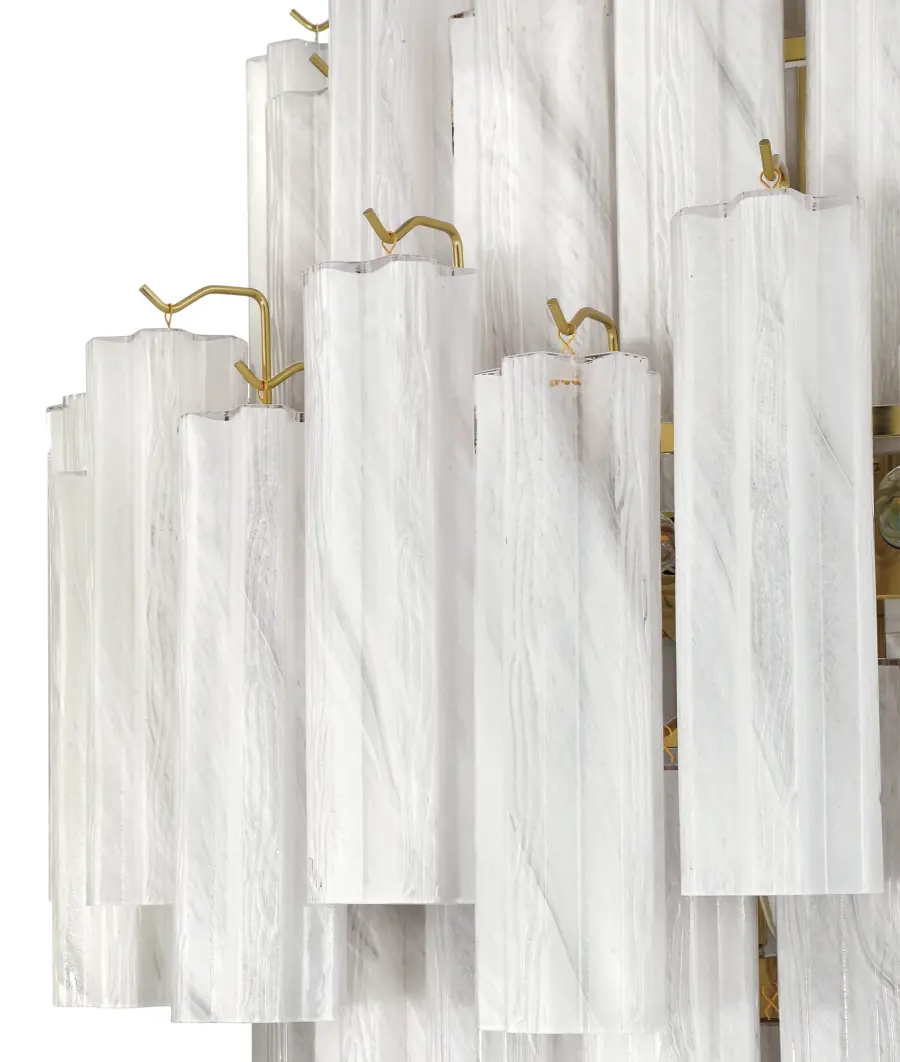 Sophia 29-Light Foyer Pendant in Brushed Brass - Image 5