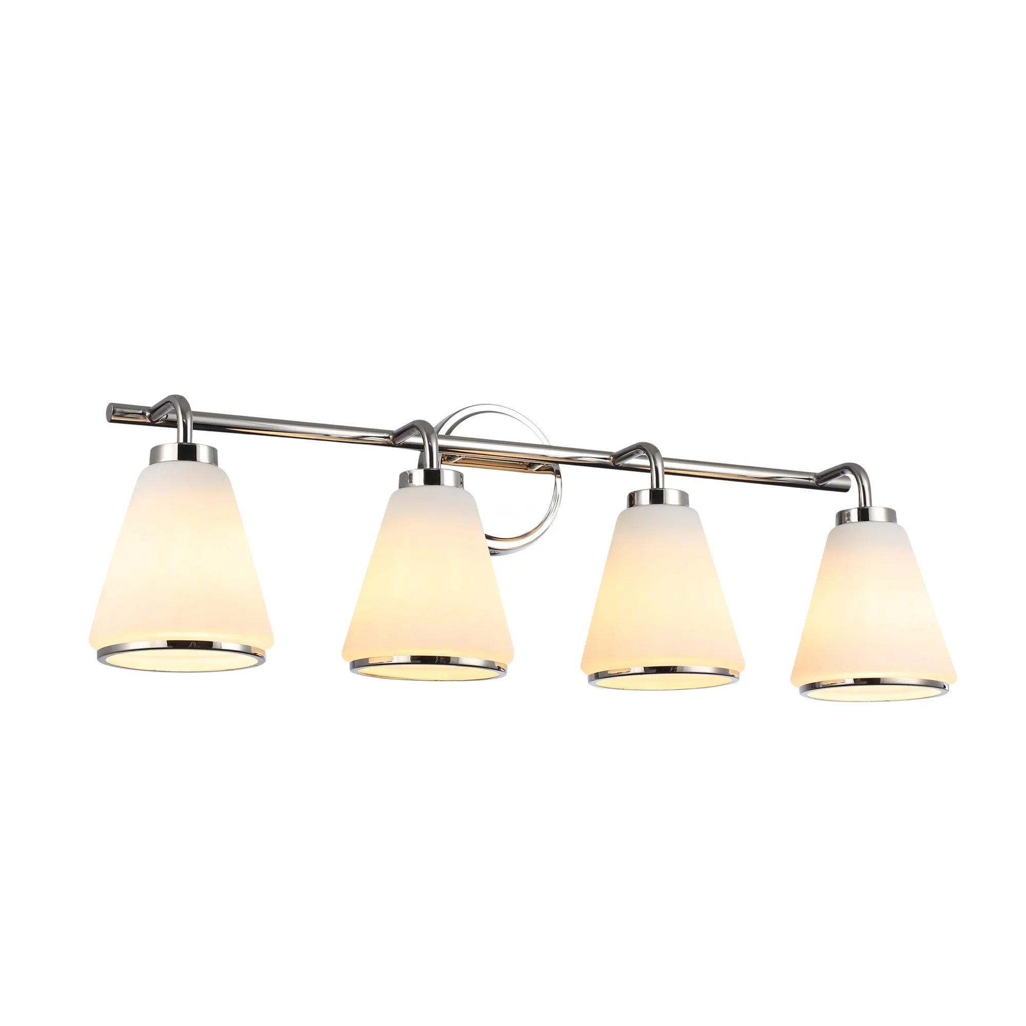Zoey 4 Light Bathroom Vanity Polished Nickel