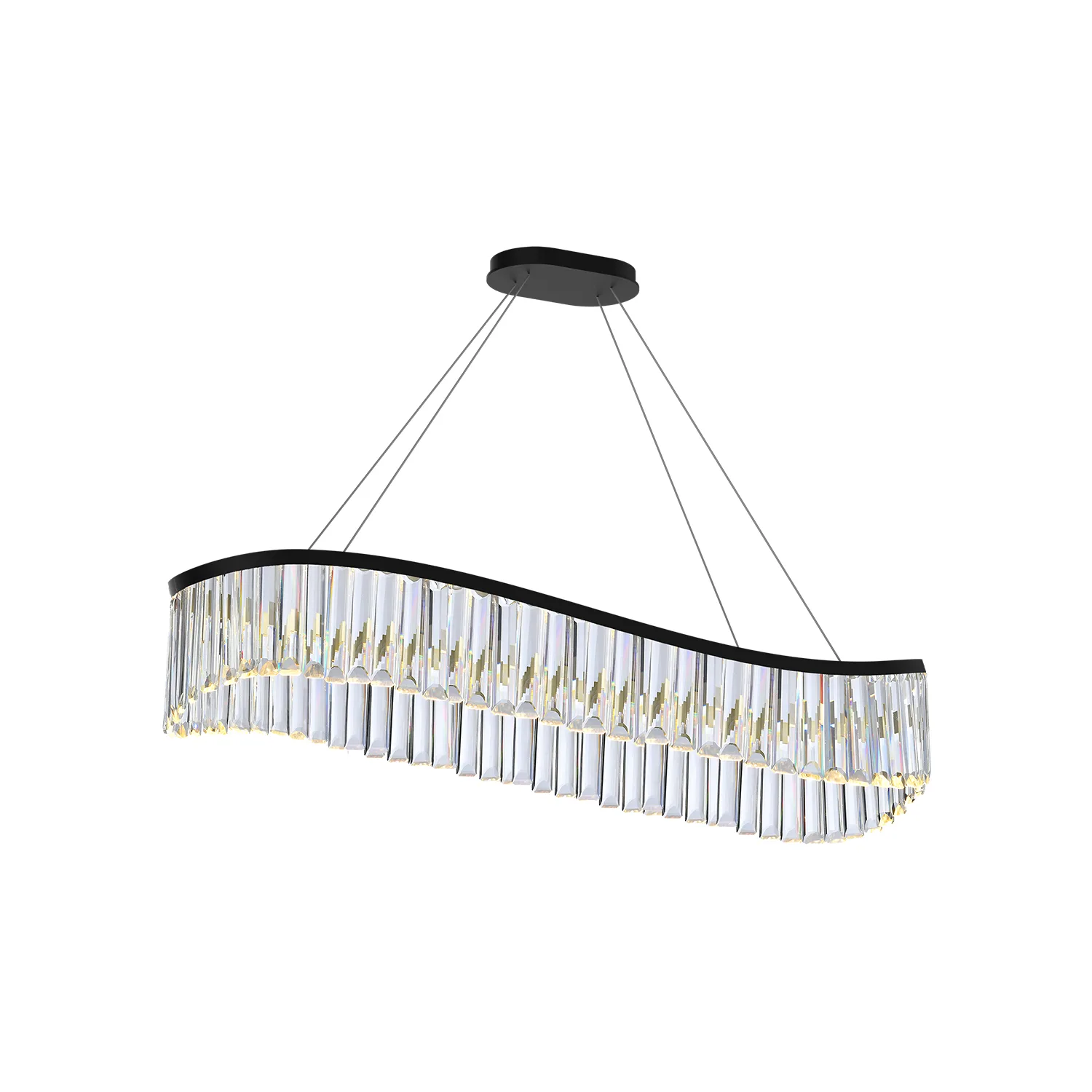 Jules Integrated LED Island Light Black
