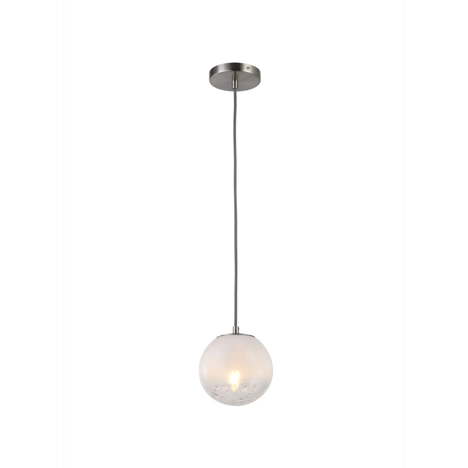 Moonlight One Light Lantern in Satin Nickel