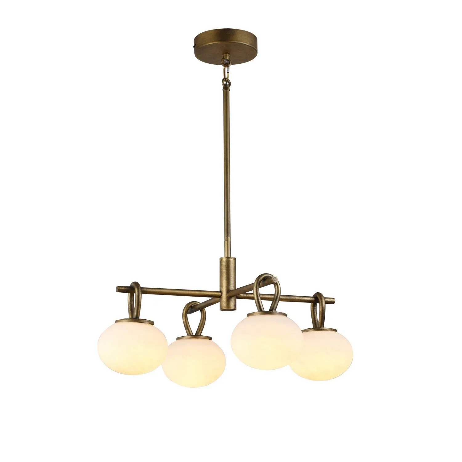Velora LED Lantern in Legacy Brass