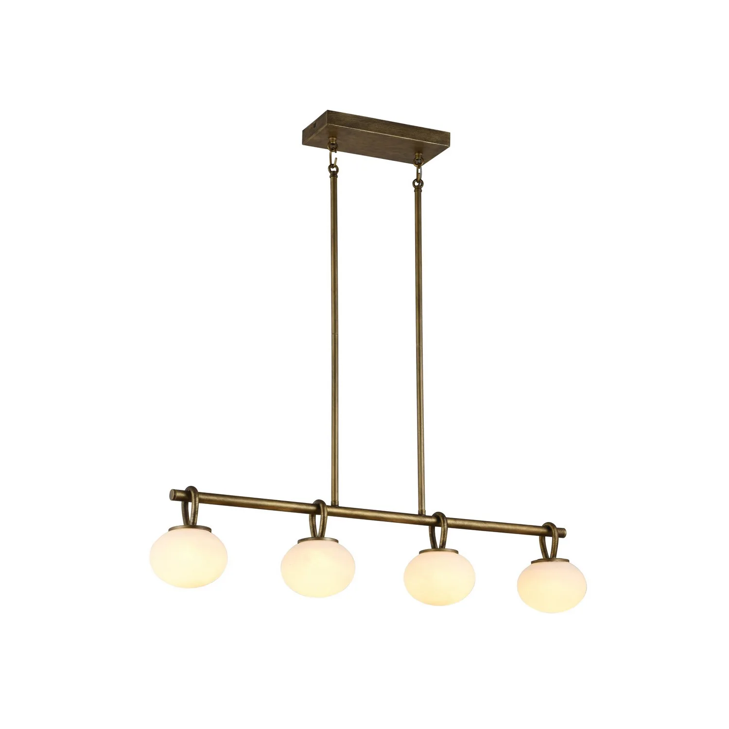 Velora LED Lantern in Legacy Brass