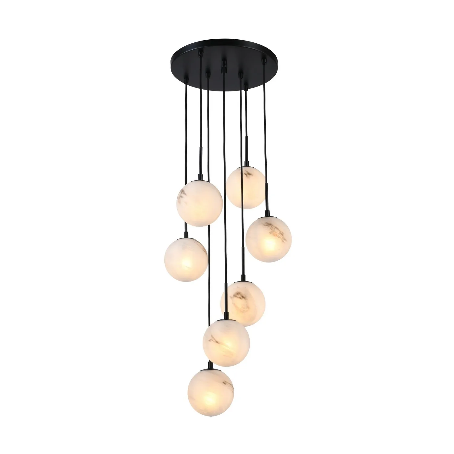 Nightfall Seven Light Lantern in Black