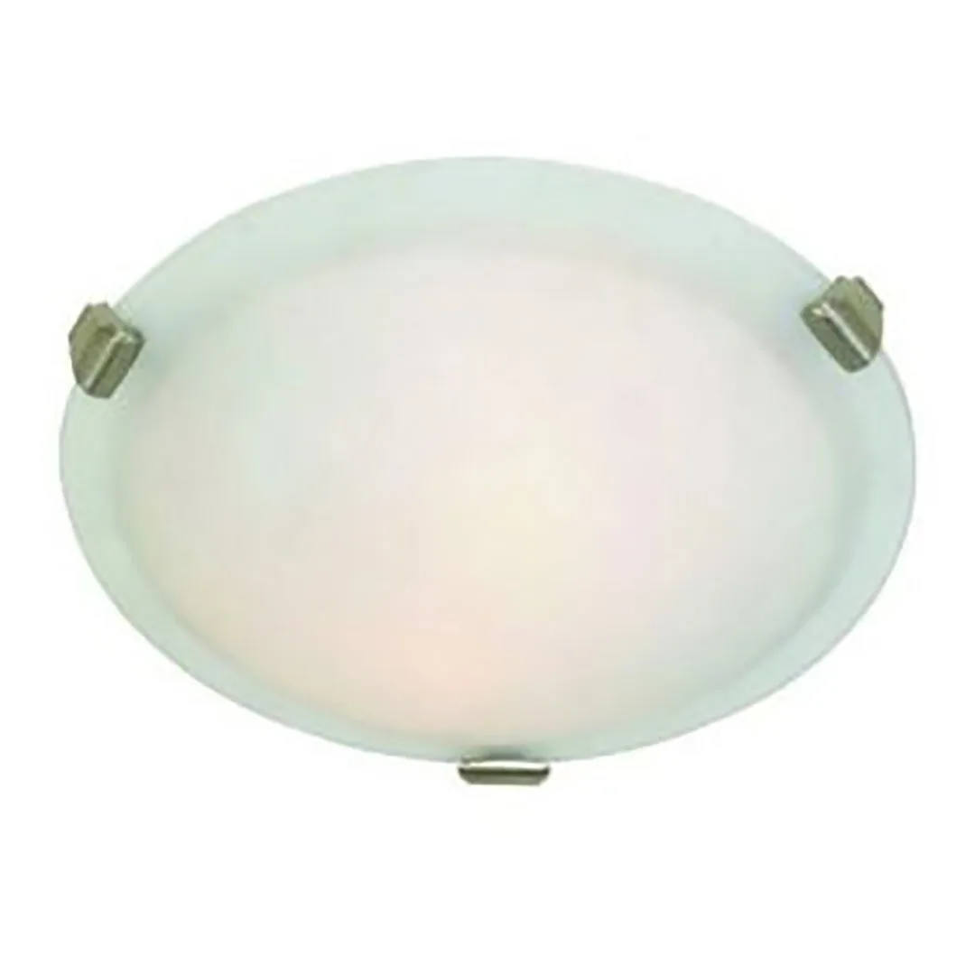 3 Light Chrome Flush Mount