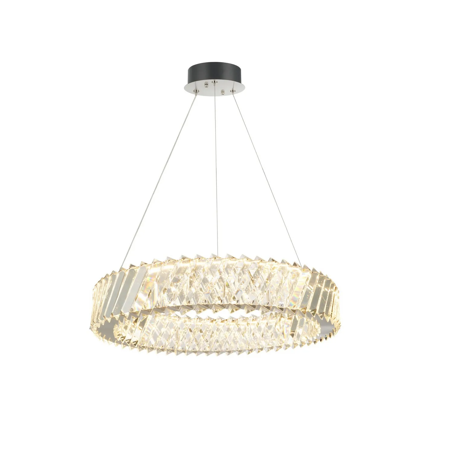 Alya LED Chandelier in Polished Nickel