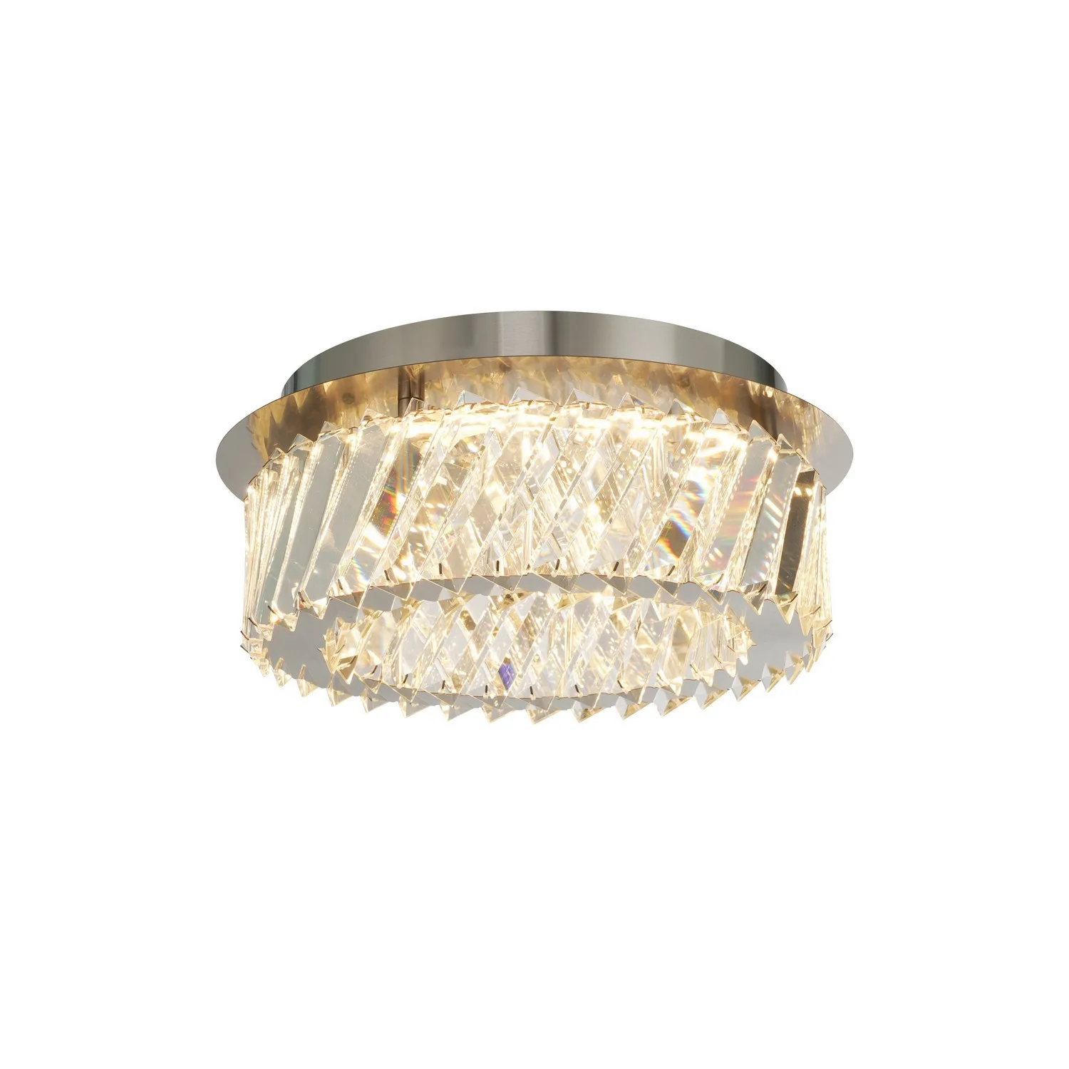 Alya LED Flushmount in Polished Nickel