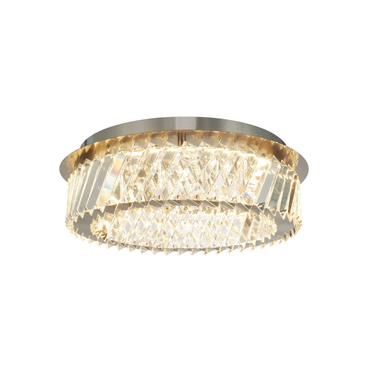 Alya LED Flushmount in Polished Nickel