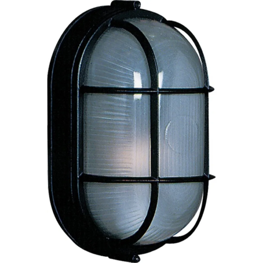 Marine 1 Light Black Outdoor Light
