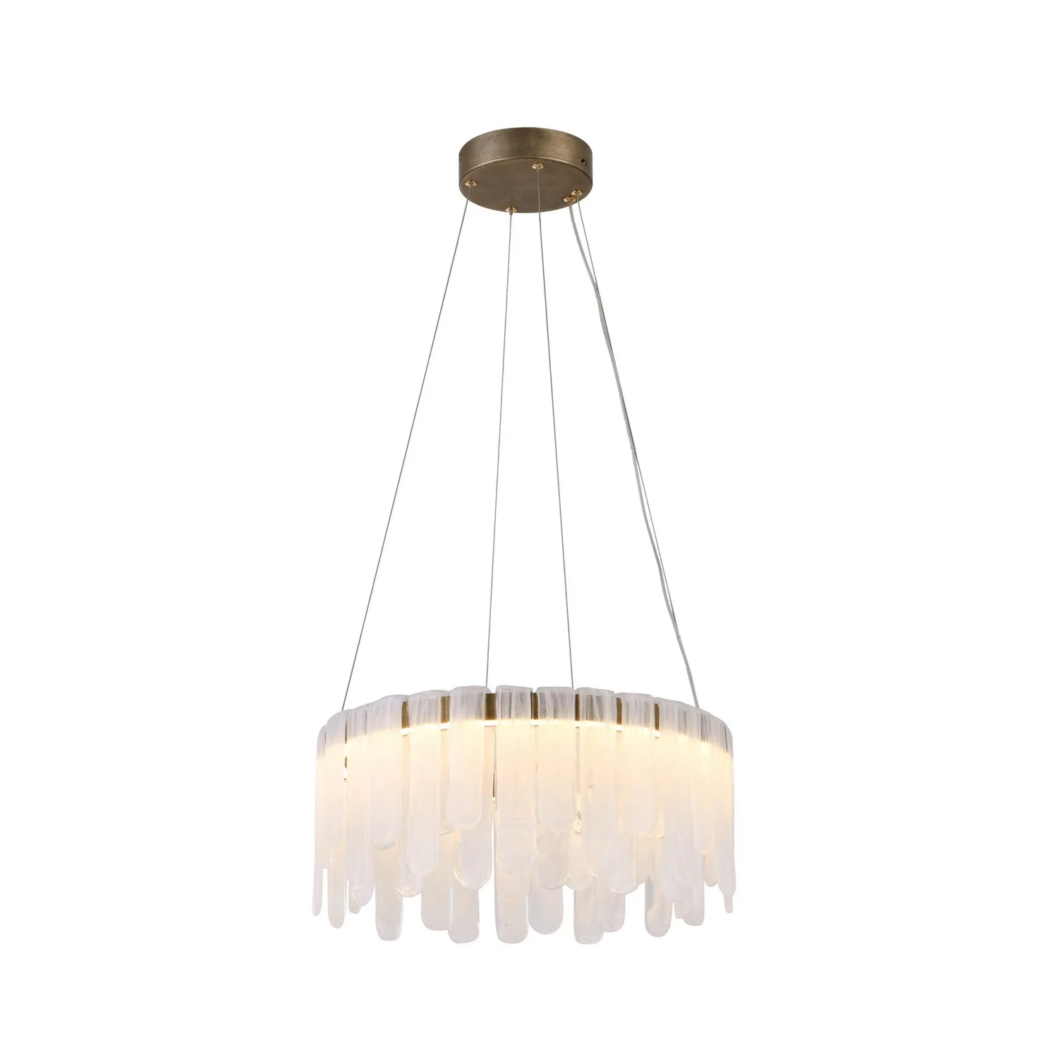 Roselle LED Lantern in Legacy Brass