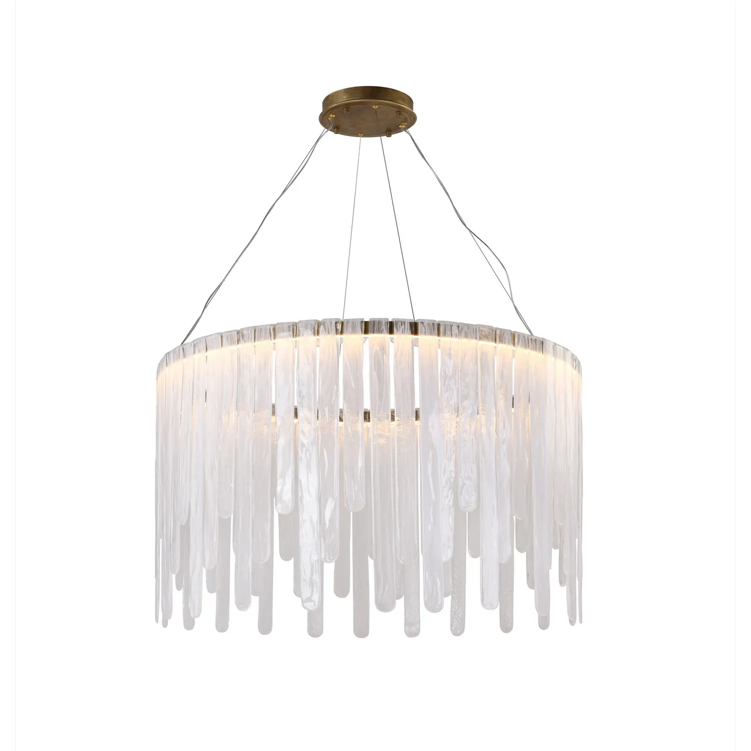 Roselle LED Lantern in Legacy Brass