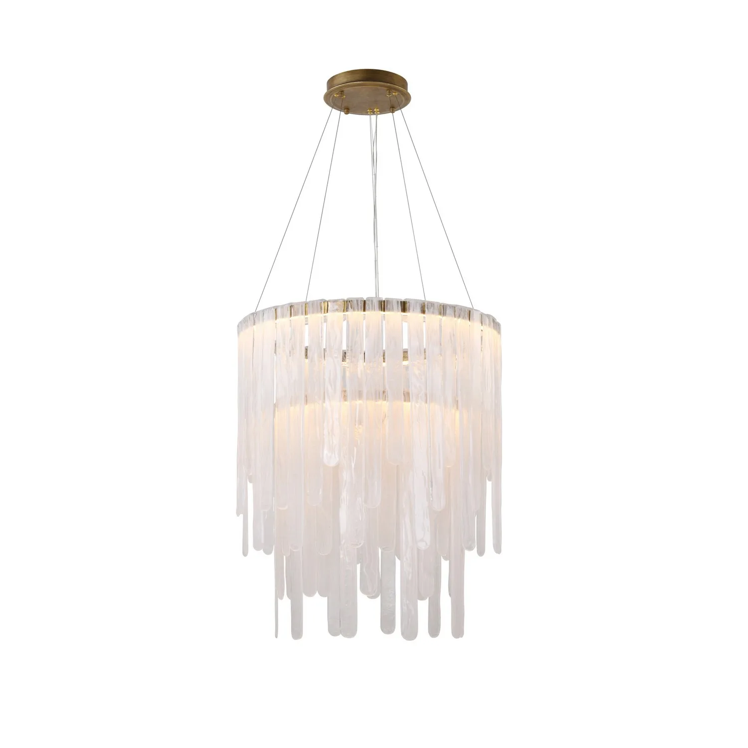 Roselle LED Lantern in Legacy Brass