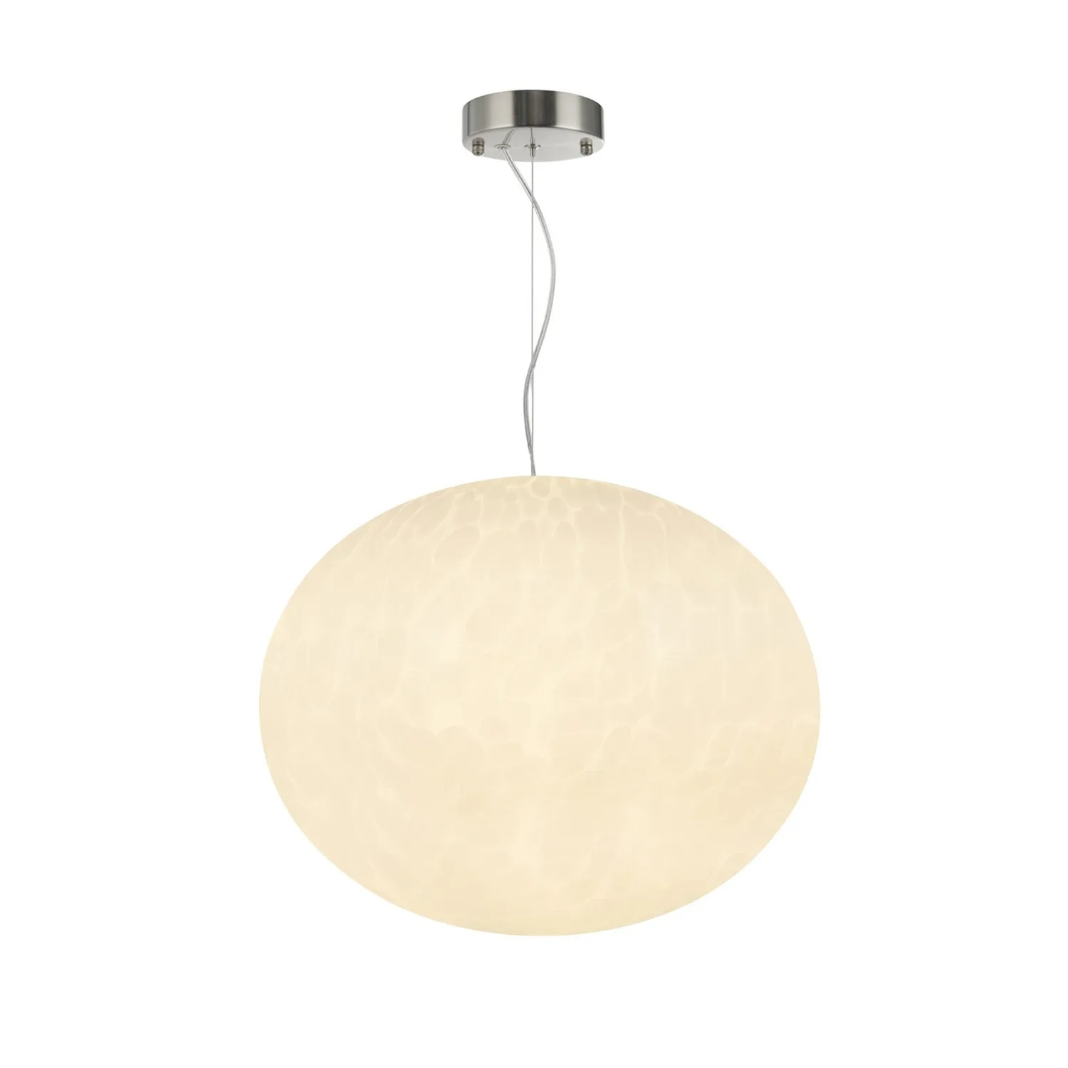 Portico LED Pendant in Satin Nickel