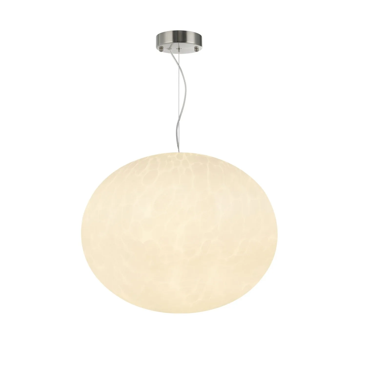 Portico LED Pendant in Satin Nickel