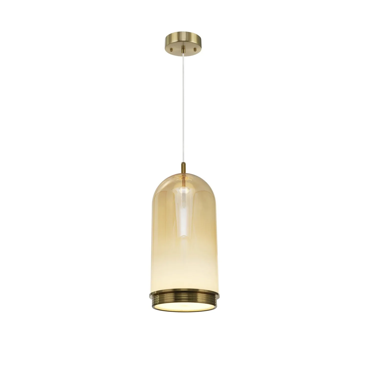 Nebulosa LED Pendant in Brass