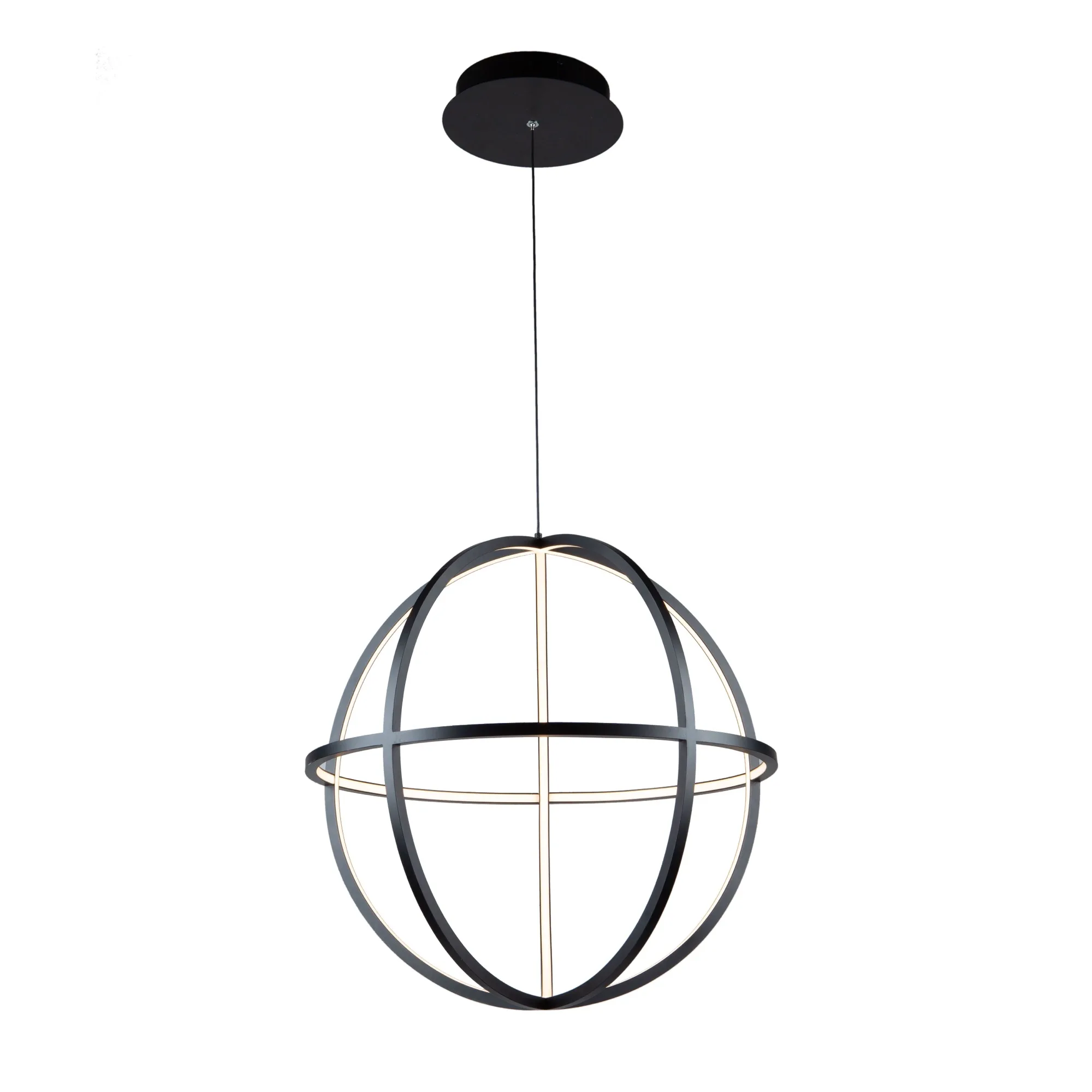 Celestial LED Chandelier in Matte Black