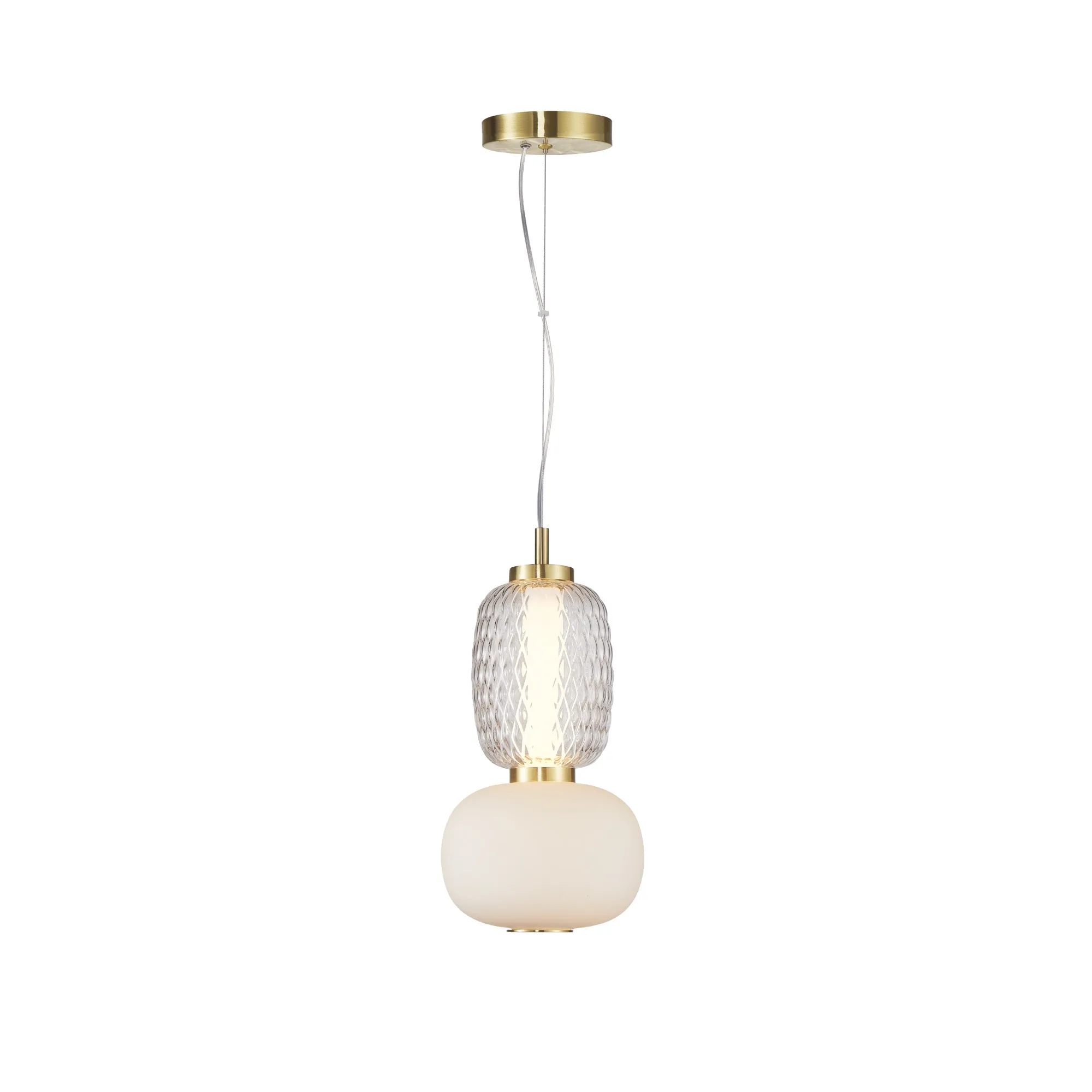 Cyra Collection 1-Light Double Shade Pendant