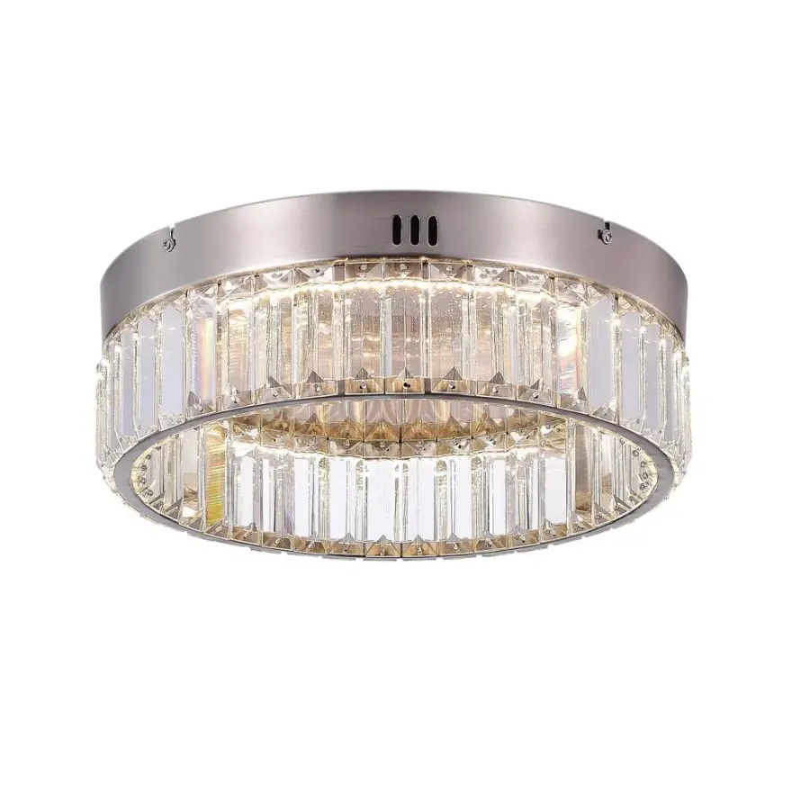 Stella LED Flush Mount in Satin Nickel - Image 1