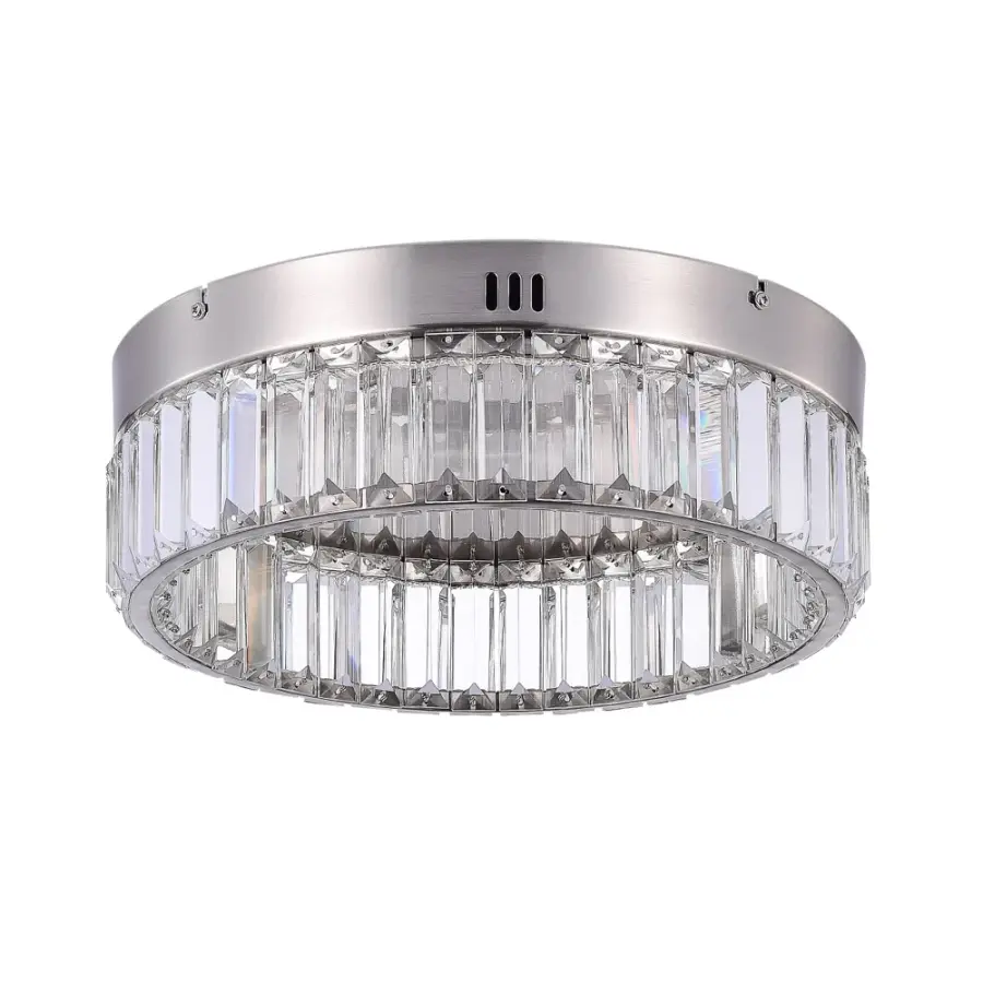 Stella LED Flush Mount in Satin Nickel - Image 4