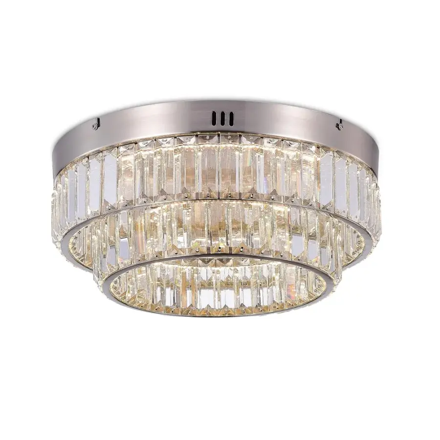 Stella LED Flush Mount in Satin Nickel - Image 1