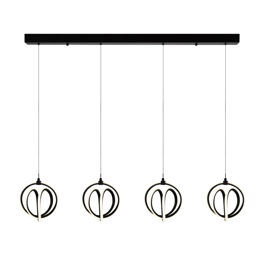 Rose 4 Light LED Chandelier