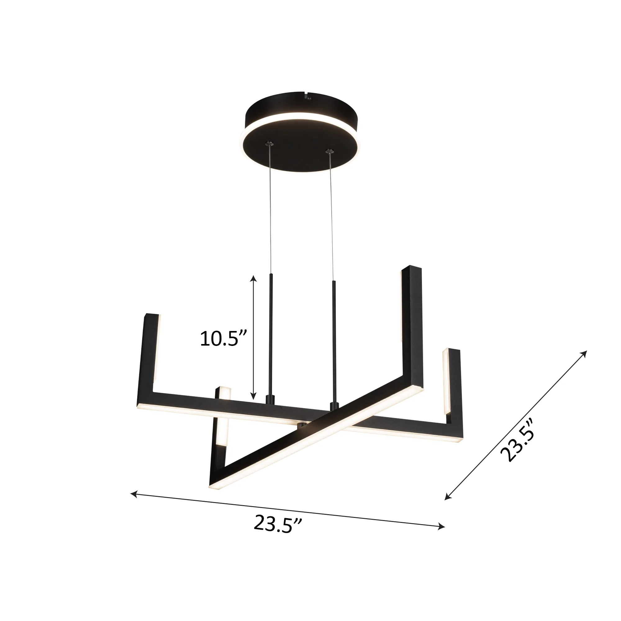 Silicon Valley Collection Integrated LED Chandelier