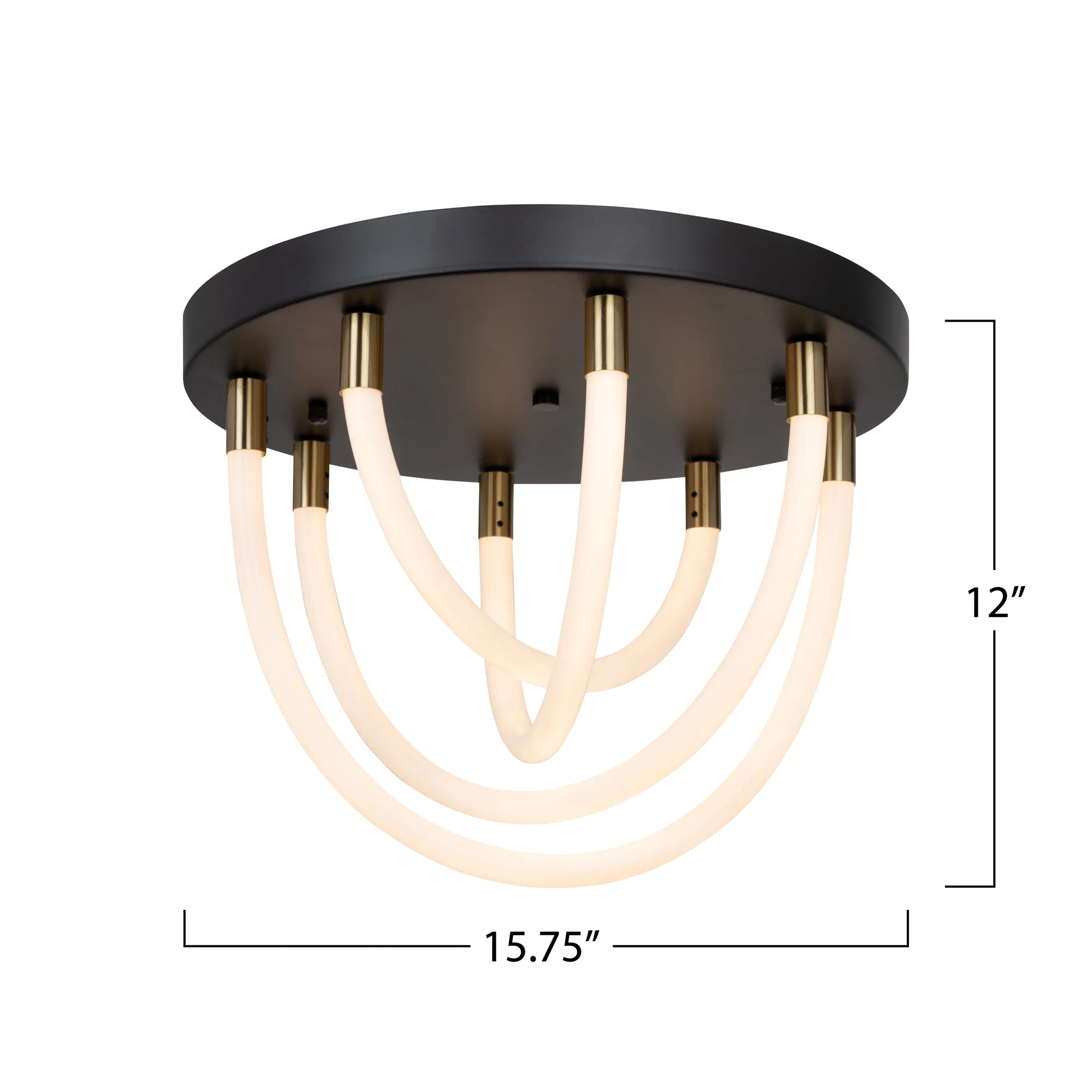 Cascata Collection 1-Light Flush Mount