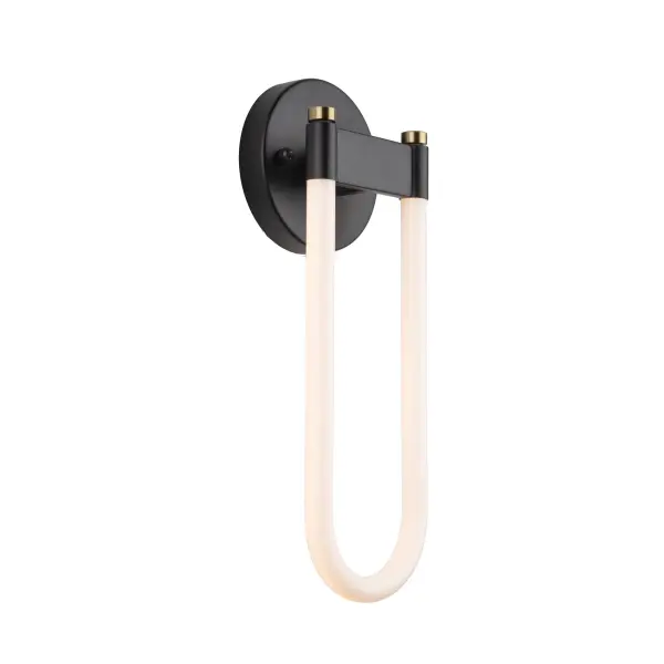 In Black and Brushed Brass by Artcraft from the Cascata collection