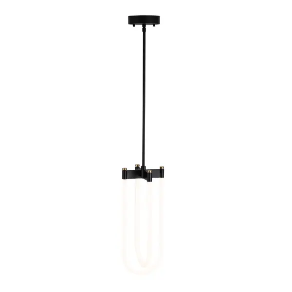 In Black and Brushed Brass by Artcraft from the Cascata collection - alternate view