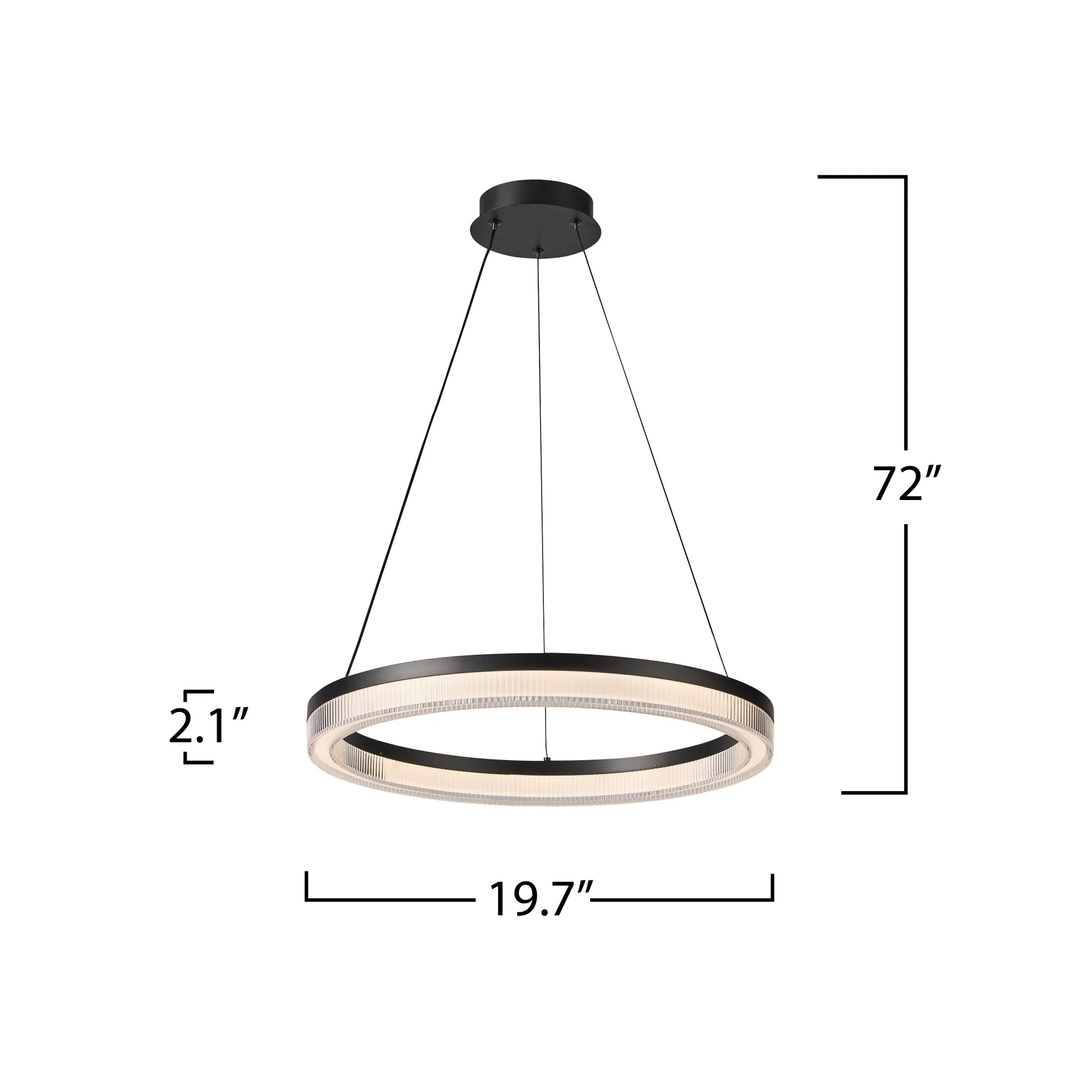 Ari Integrated LED Pendant 20”