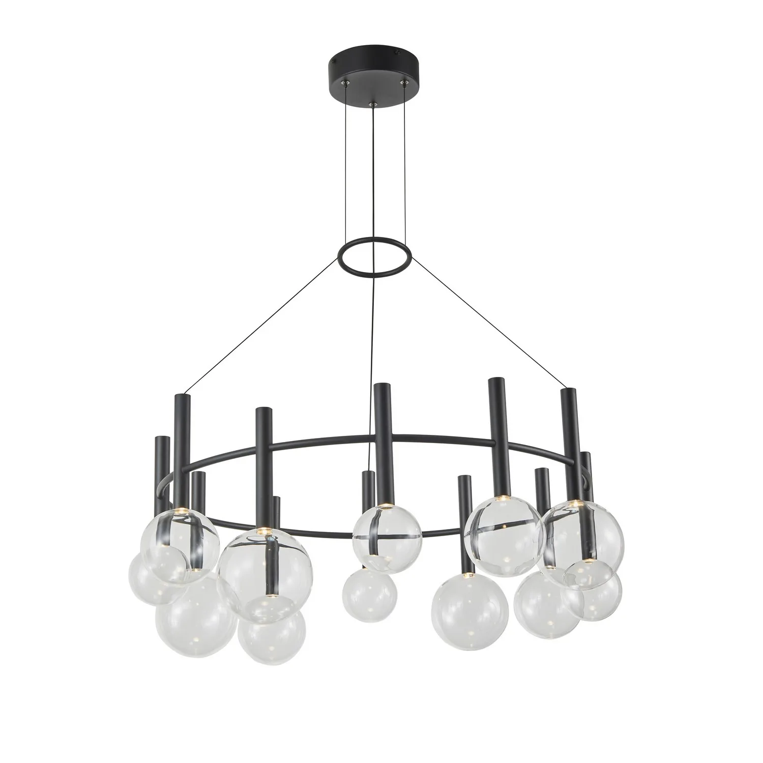 Terra LED Chandelier in Black